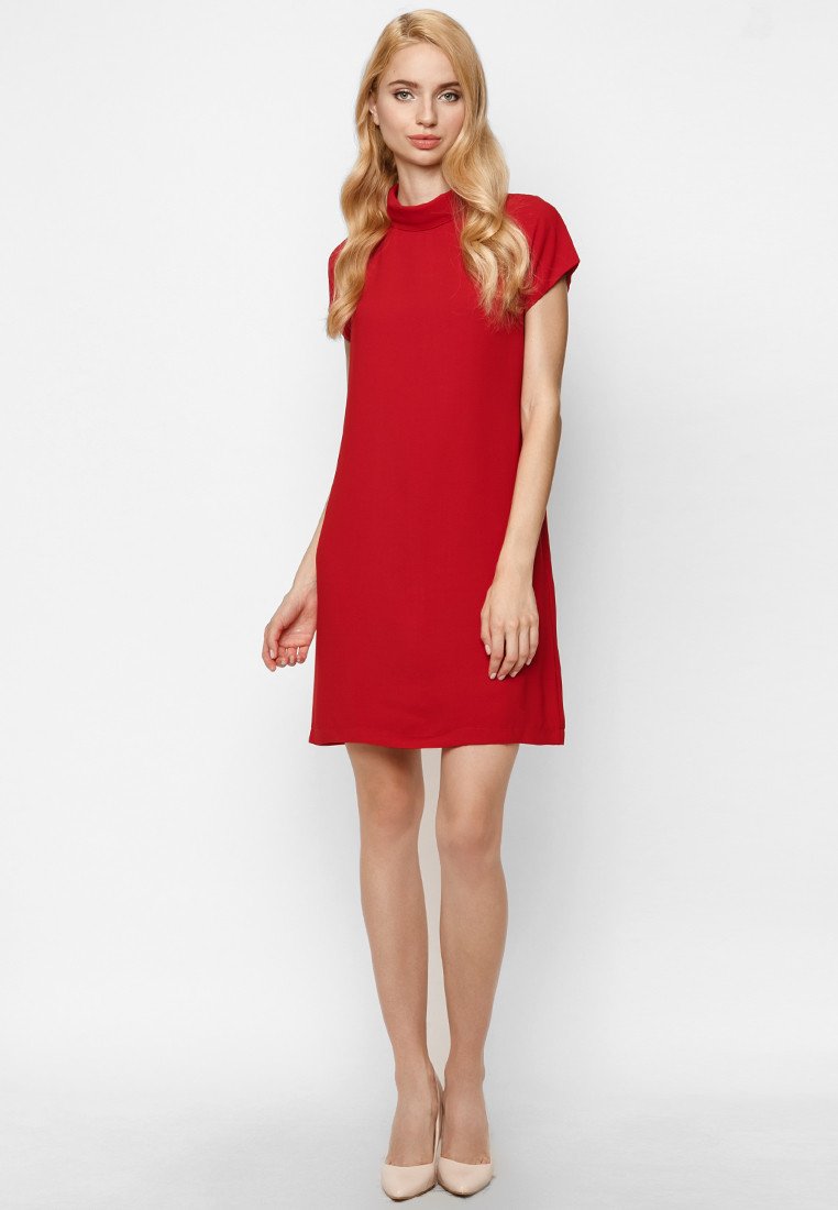 Mini Red Cutout Dress